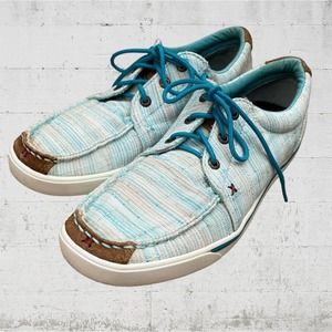 Twisted X Hooey Loper Women’s Turquoise Multi WHYC004 Size 8.5